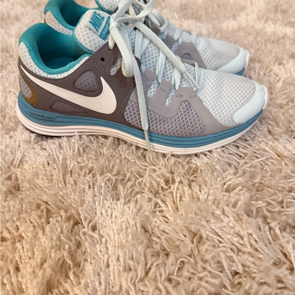 Nike Shoes - Nike Women's LUNAR FLASH+ Teal and Gray Athletic Shoes Sz. 6